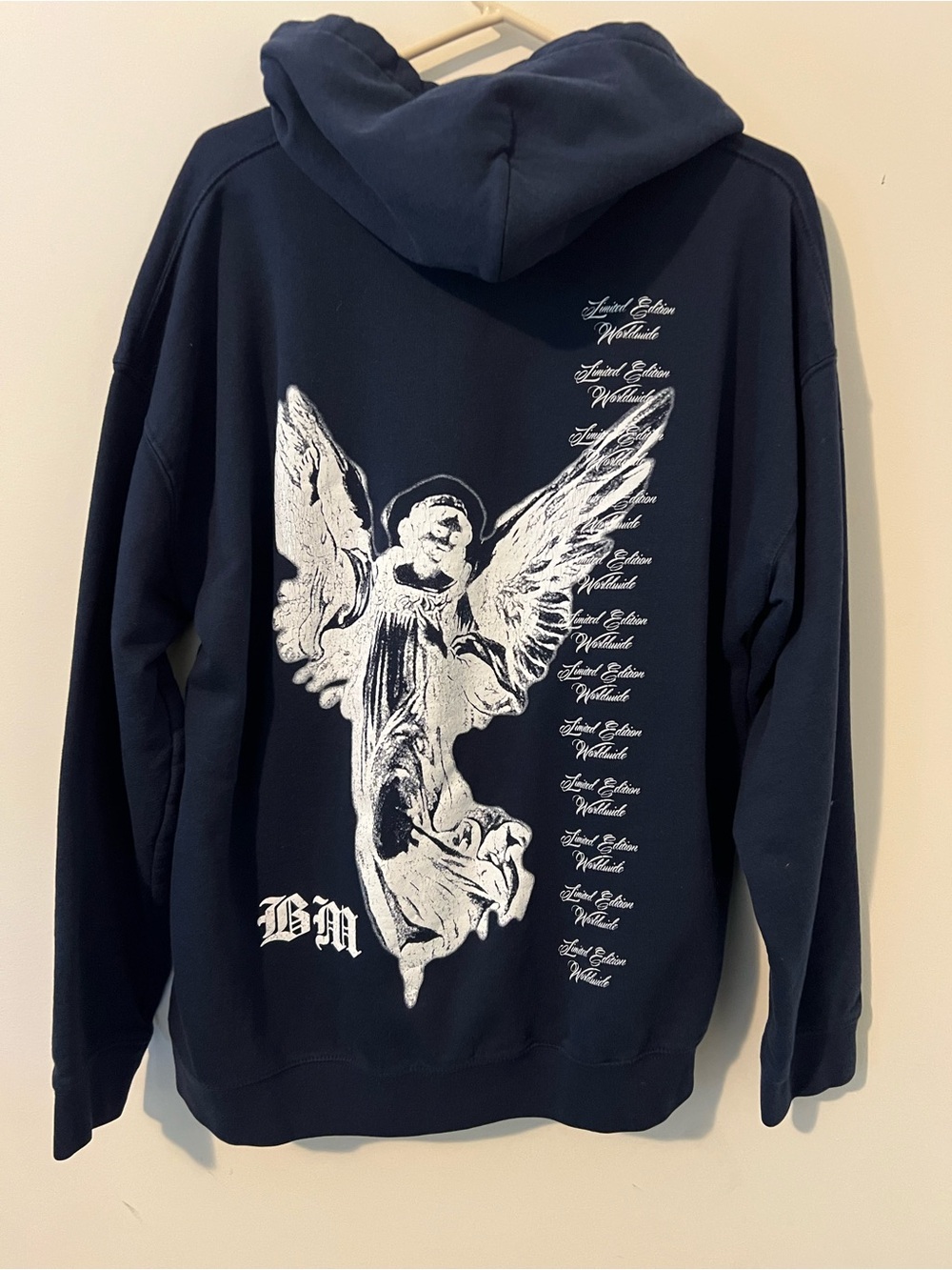 Classic Navy Blue Pullover Hoodie